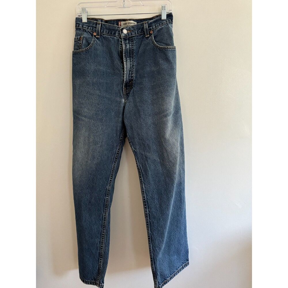 569 Levis loose straight double back pocket tag 38/30